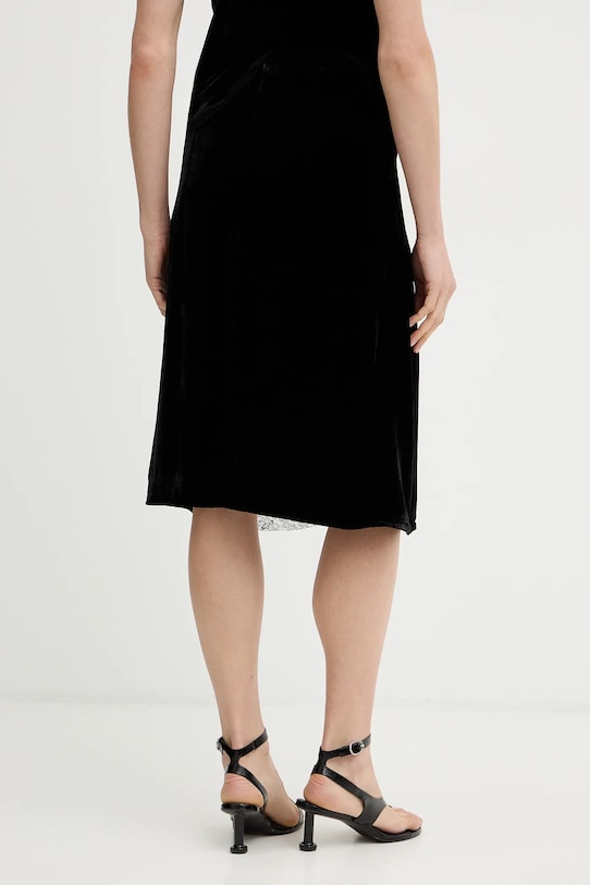 Odzież ZADIG&VOLTAIRE spódnica z domieszką jedwabiu WWSK01610 czarny