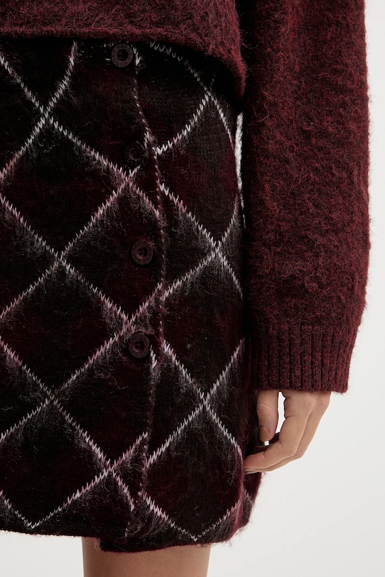 Sukňa The Ragged Priest burgundské RPAW251077KW