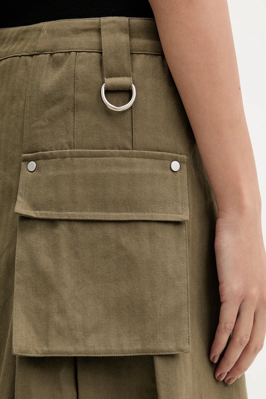 The Ragged Priest spódnica bawełniana zielony RPAW251016WV