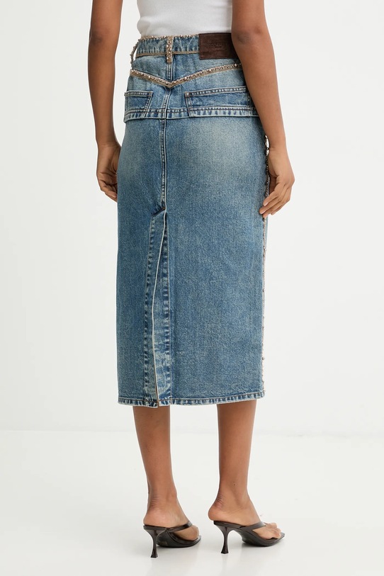 Odzież Miss Sixty spódnica jeansowa 6S4KJ05800 niebieski