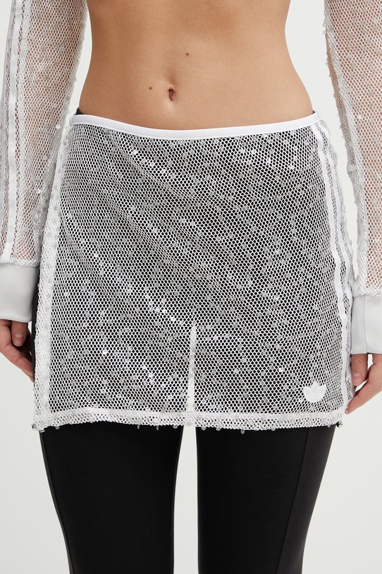adidas Originals spódnica Sunset Rythms z elastanem biały HZ1007
