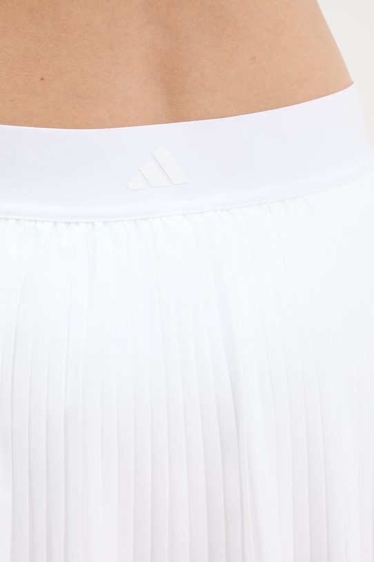 Αθλητική φούστα adidas Performance Club Pleatskirt λευκό JD6116