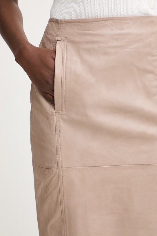 Pinko пола от кожа бежов 106230.A31X