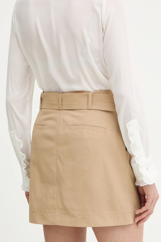 Odzież Pinko spódnica bawełniana 106279.A2ER beżowy