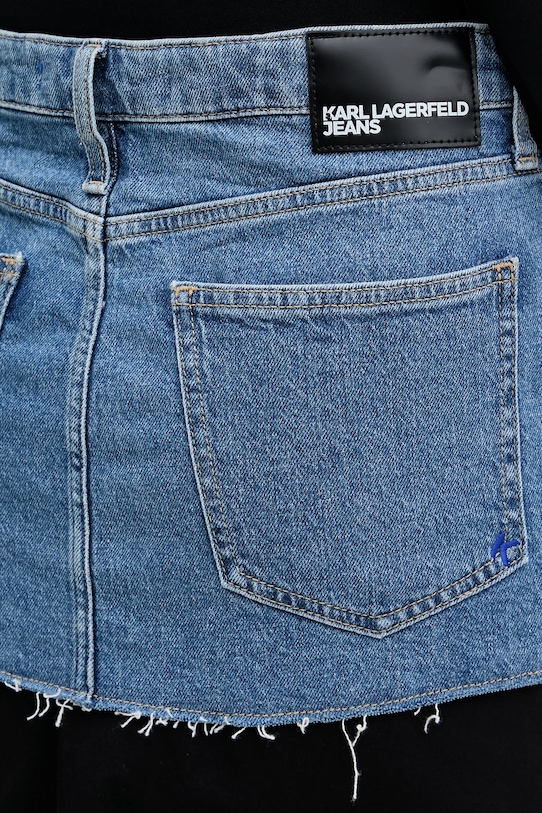 Φούστα Karl Lagerfeld Jeans μαύρο B1W12019
