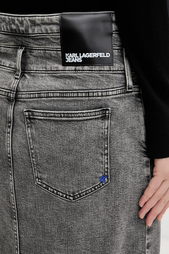 Traper suknja Karl Lagerfeld Jeans siva B1W12016