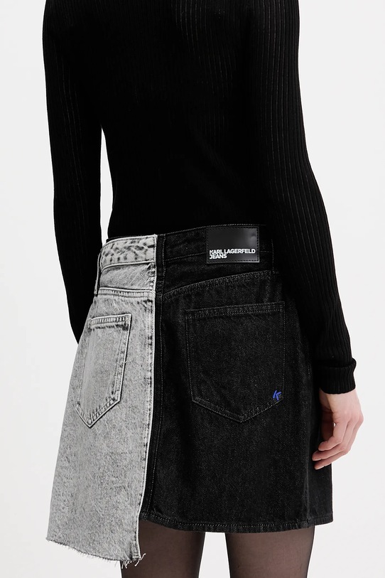 Îmbrăcăminte Karl Lagerfeld Jeans fustă jeans B1W12015 negru