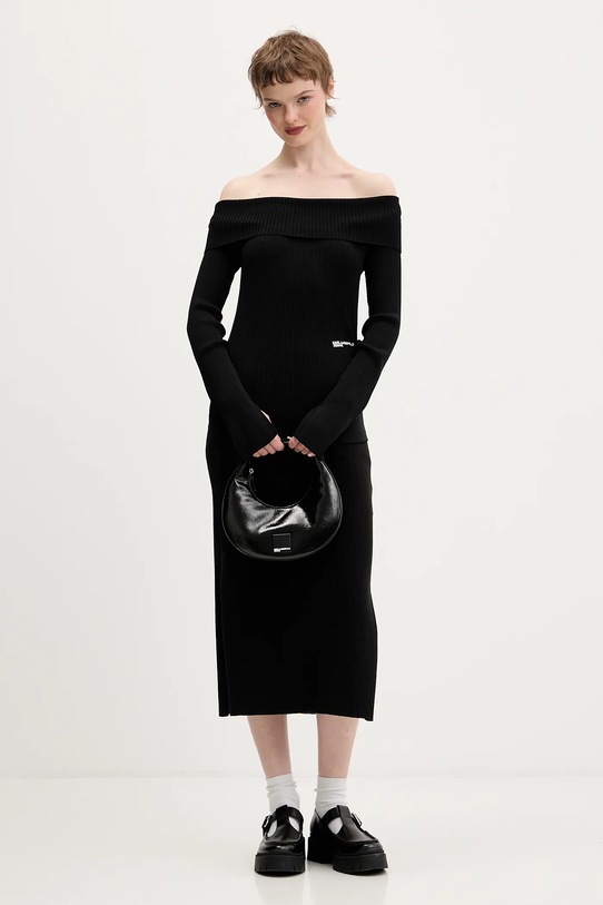 Karl Lagerfeld Jeans spódnica B1W12021 czarny SS26