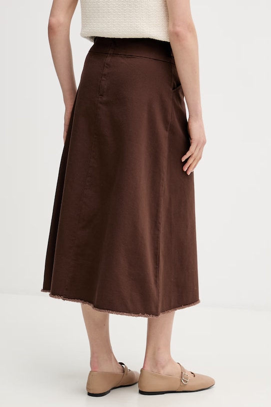 Ρούχα Τζιν φούστα Pedro del Hierro 7593168 καφέ