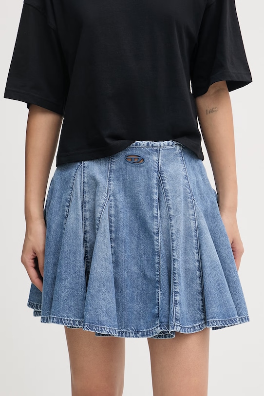 Diesel spódnica jeansowa DE-SPIKI-S niebieski A21694.068VY
