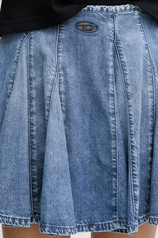 Diesel spódnica jeansowa DE-SPIKI-S niebieski A21694.068VY