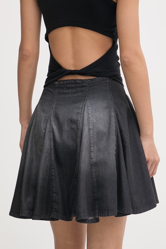 Odzież Diesel spódnica bawełniana DE-SPIKI-S A21694.068VM czarny