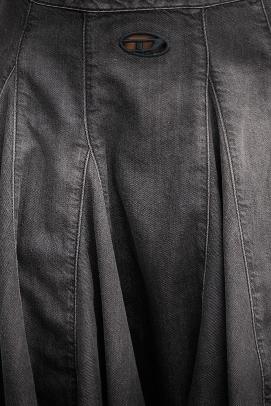 Diesel spódnica bawełniana DE-SPIKI-S czarny A21694.068VM