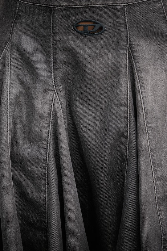 Diesel spódnica bawełniana DE-SPIKI-S czarny A21694.068VM