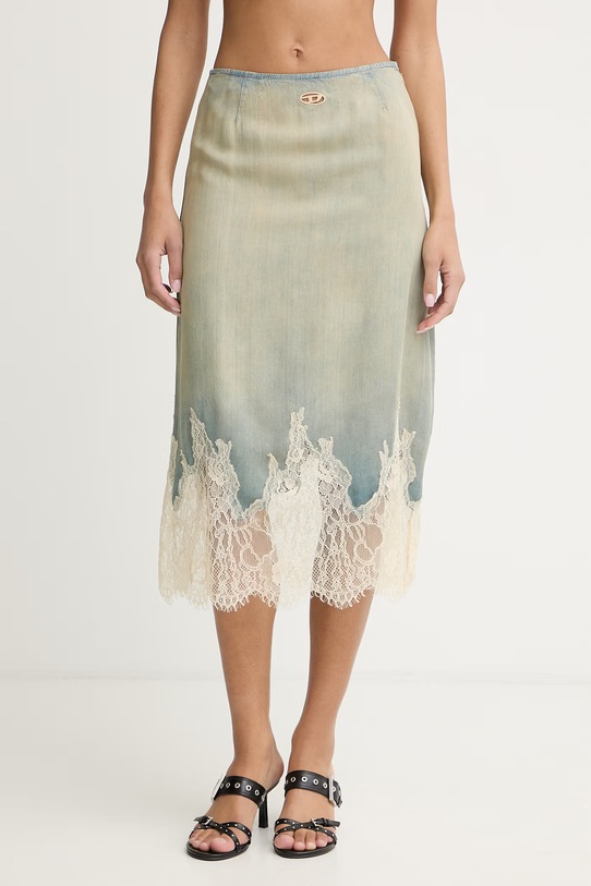 Diesel spódnica z lyocellu DE-MERSY-S beżowy A21784.0CEDE