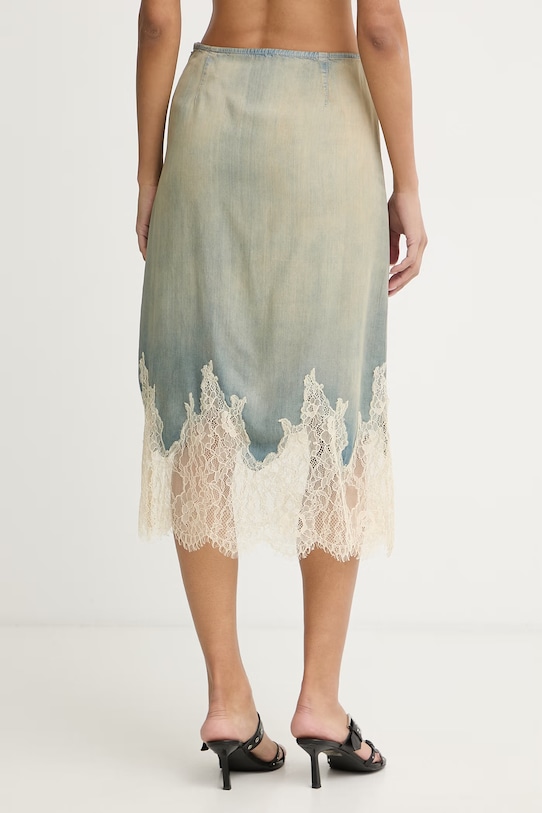 Odzież Diesel spódnica z lyocellu DE-MERSY-S A21784.0CEDE beżowy