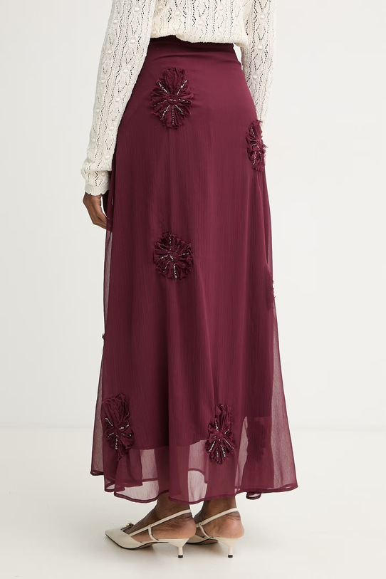 Odzież Pedro del Hierro spódnica 7593172 bordowy