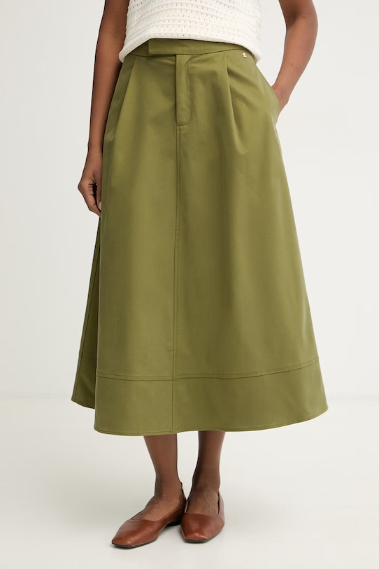 Pedro del Hierro spódnica z lyocellem zielony 7593167
