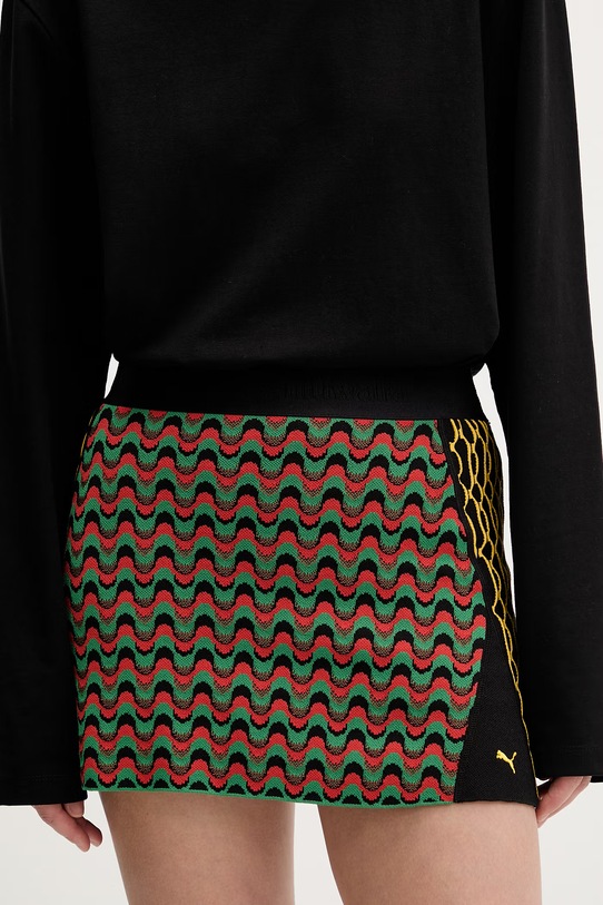 Puma úpletová sukňa s viskózou Ahluwalia zelená 635238