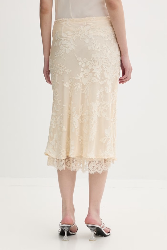 Odzież ERMANNO Firenze spódnica D48EO007E60 beżowy