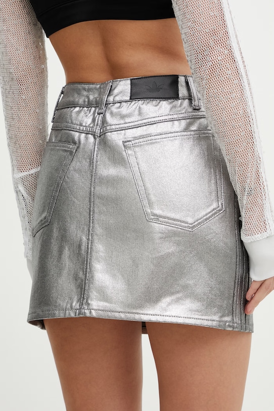 Odzież adidas Originals spódnica jeansowa KD2899 srebrny
