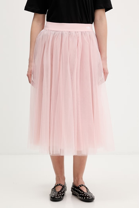 adidas Originals spódnica midi różowy KS6562
