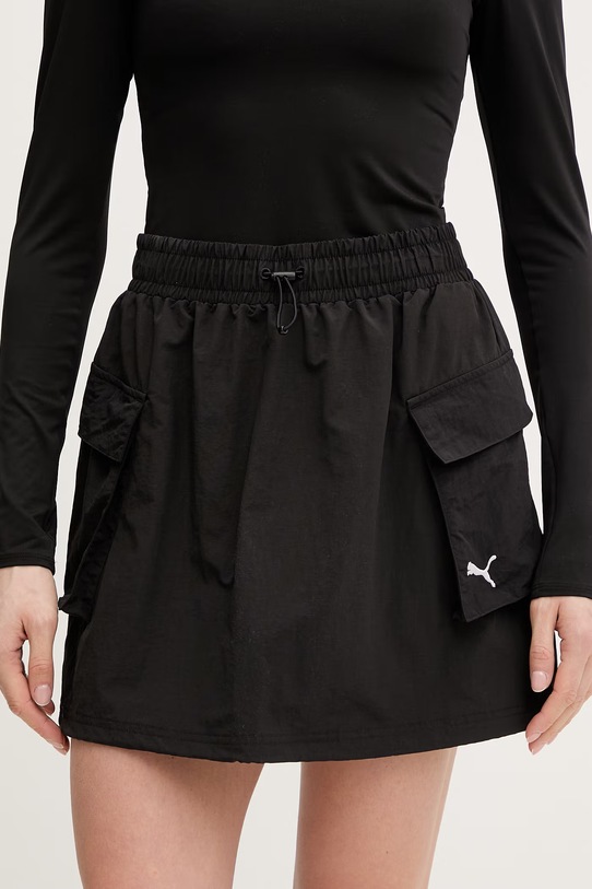 Φούστα Puma Wardrobe Essentials casual μαύρο 634584