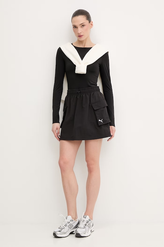 Φούστα Puma Wardrobe Essentials 634584 μαύρο SS26