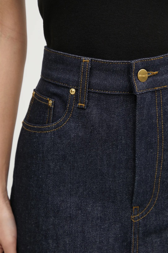 Carhartt WIP spódnica jeansowa W Brandon Skirt niebieski I036330.101