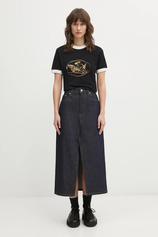 Carhartt WIP spódnica jeansowa W Brandon Skirt I036330.101 niebieski