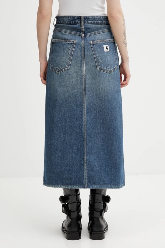 Odzież Carhartt WIP spódnica jeansowa W Brandon Skirt I036330.01B7 niebieski