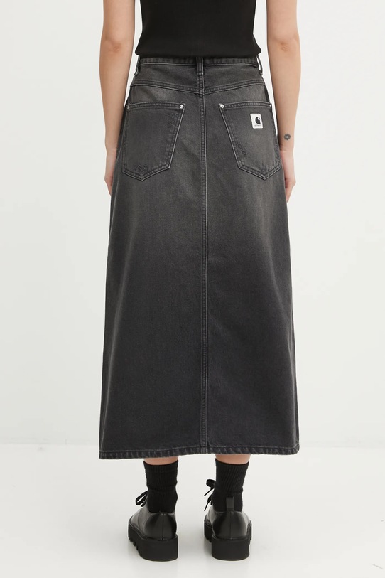Odzież Carhartt WIP spódnica jeansowa W Brandon Skirt I036330.89B7 czarny
