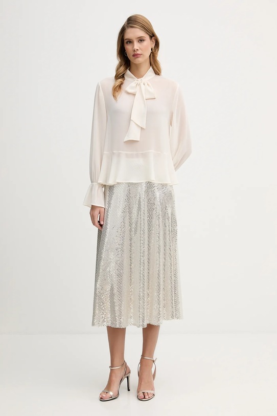 OUI spódnica 96029 srebrny SS26