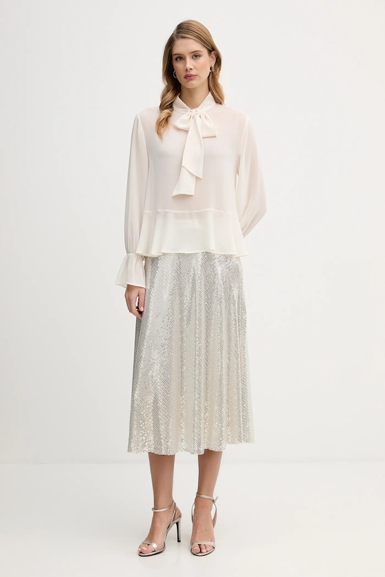 OUI spódnica 96029 srebrny SS26