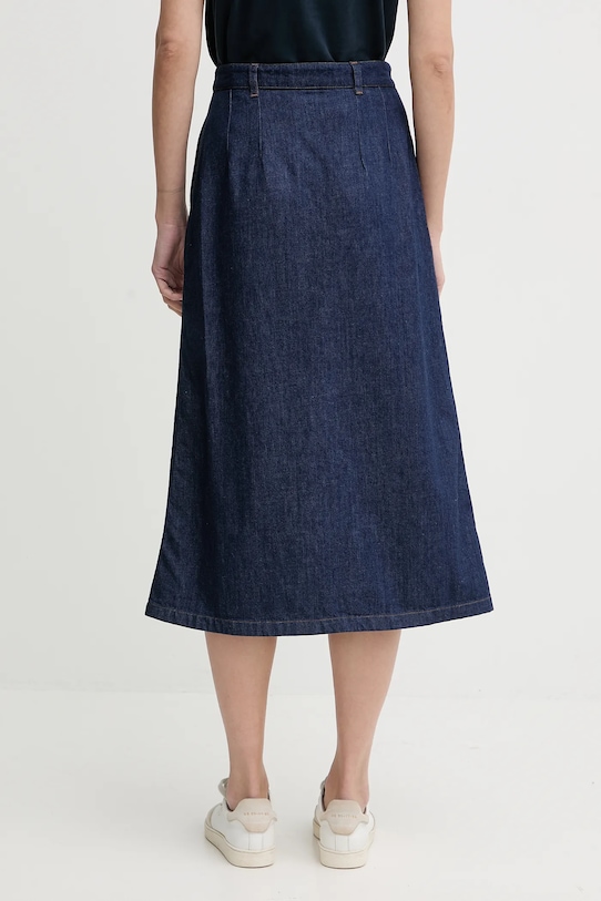 Odzież A.P.C. spódnica jeansowa JUPE LONGUE COHMJ.F06506 granatowy