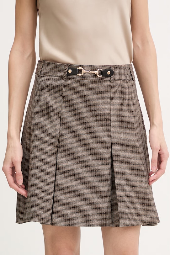 Morgan spódnica z wiskozą brązowy JEN.F