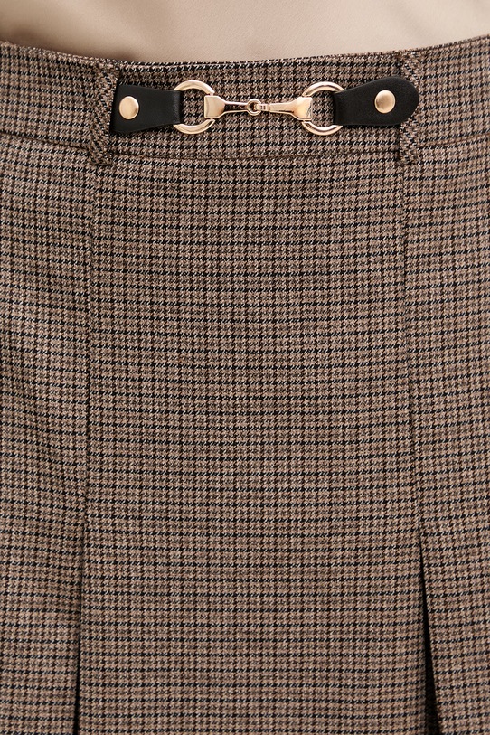 Morgan spódnica z wiskozą brązowy JEN.F