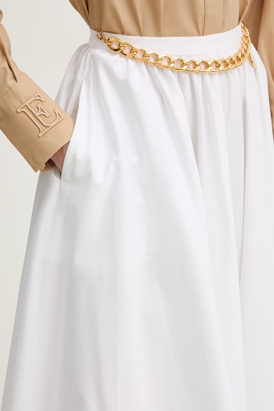 Elisabetta Franchi spódnica beżowy GO16061E2