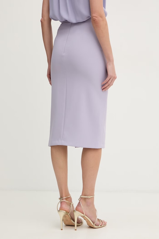 Odzież Elisabetta Franchi spódnica z rozcięciem GO16861E2 fioletowy