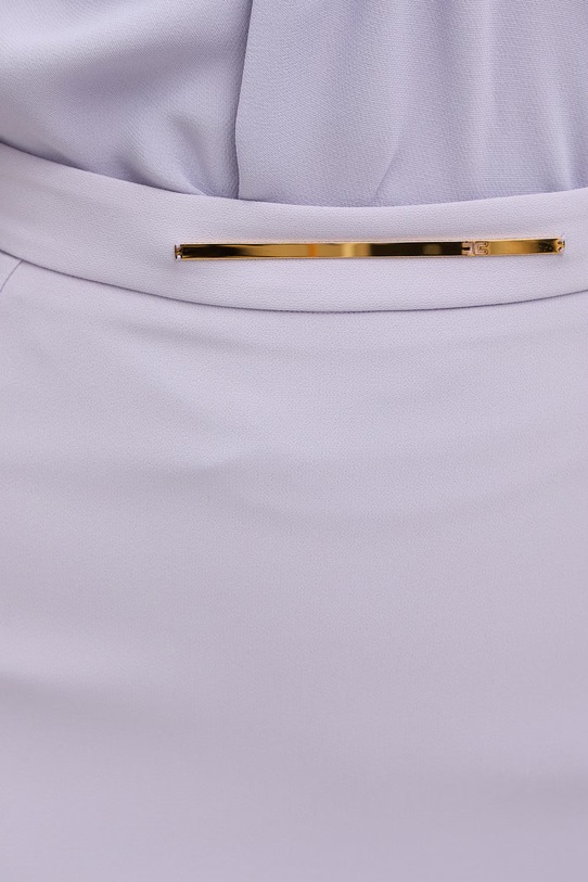 Elisabetta Franchi spódnica z rozcięciem fioletowy GO16861E2