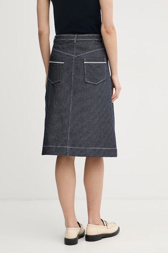 Odzież Mos Mosh spódnica bawełniana Azure 176490 granatowy