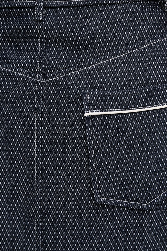 Mos Mosh spódnica bawełniana Azure granatowy 176490