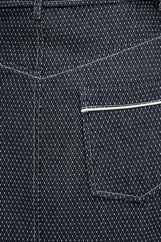 Mos Mosh spódnica bawełniana Azure granatowy 176490