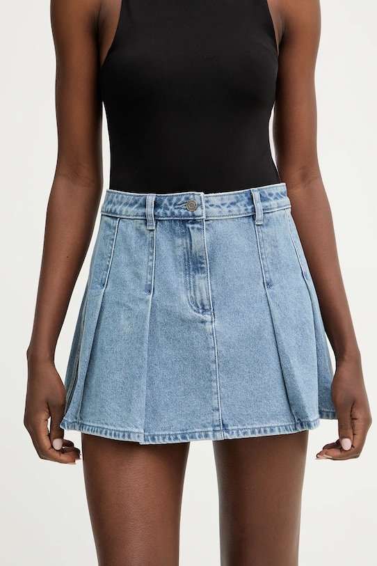 MICHAEL Michael Kors spódnica jeansowa casual niebieski MR670M0FAU