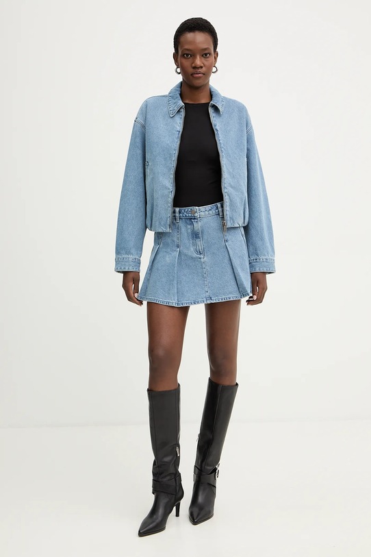 MICHAEL Michael Kors spódnica jeansowa MR670M0FAU niebieski SS26