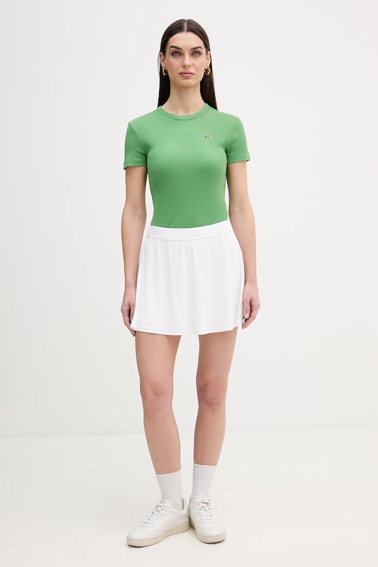 Sukňa Lacoste JF0218 biela SS26