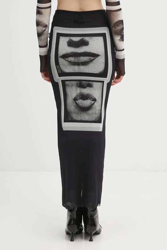 Îmbrăcăminte Jean Paul GAULTIER fustă Eyes and Lips 26.01.W.SK042.M021P negru