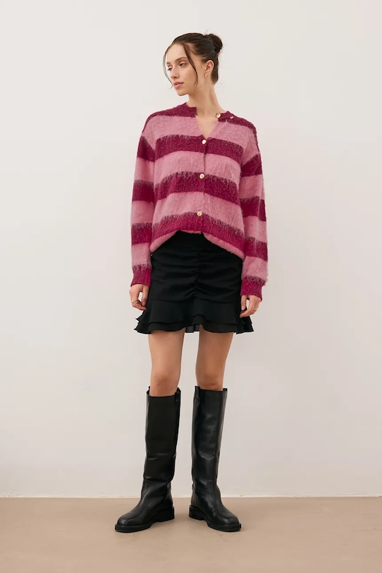 Bizuu spódnica ROSALIAN casual czarny ROSALIAN.CZARNY