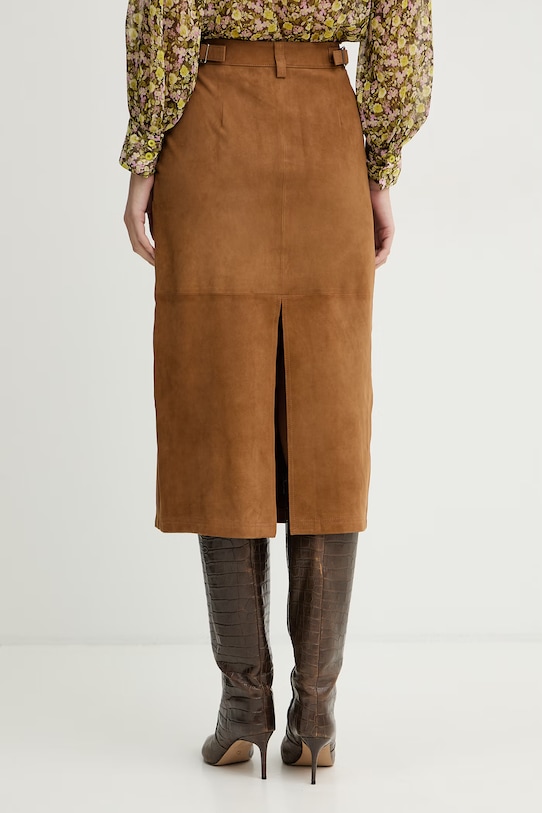 Odjeća Suknja od brušene kože Marella ZEUS 2613401024200 smeđa