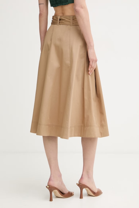 Odzież iBlues spódnica bawełniana z elastanem ZUPPA 2617101011200 beżowy